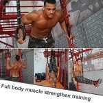 Adjustable Gymnastic Rings with Anti-Slip Straps