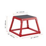 VEVOR Adjustable Plyometric Jump Box for Fitness