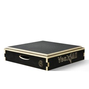 Yes4All Stackable Adjustable Soft Plyo Box - 6”