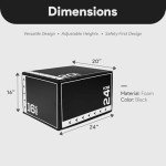 BalanceFrom 3-in-1 Plyo Jumping Exercise Box