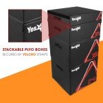Yes4All Adjustable Soft Plyo Training Box - 12