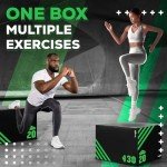 Yes4All 3-in-1 Foam Plyometric Jump Box