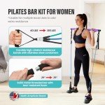 Adjustable Pilates Bar Kit with Resistance Bands