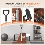 FAGUS H Pilates Pro Chair with Split Pedals