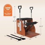 FAGUS H Pilates Pro Chair with Split Pedals