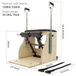 STSERT ZONE Pilates Chair with Split-Pedal Design