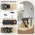 STSERT ZONE Pilates Chair with Split-Pedal Design