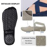 Non-Slip Yoga Socks for Women (3 Pairs)