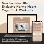 Natural Bamboo Yoga Stick for Balance and Flexibility