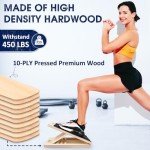 Adjustable Wooden Slant Board for Calf Stretching