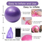 XIECCX 9-Inch Mini Yoga Balls for Home Workouts