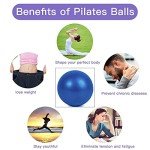 XIECCX 9-Inch Mini Yoga Balls for Home Workouts