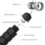 Adjustable Speed Jump Rope with Foam Handles