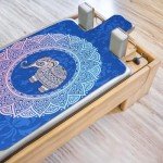Non-Slip Pilates Reformer Mat Cover - Purple
