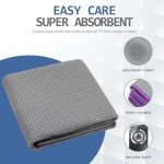 Non-Slip Microfiber Hot Yoga Towel – 72"x24
