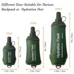 J.CARP 250ml Soft Flask for Running and Hiking