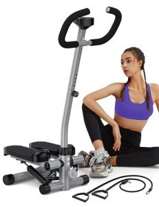 Amicus Mini Stepper with Handlebar and Resistance Bands