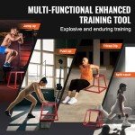 VEVOR Adjustable Plyometric Jump Boxes for Home Fitness