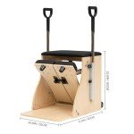 Apdale Pilates Chair with Handles for Home Workouts