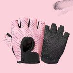 YEHIEL Breathable Gym Gloves for Weightlifting - Pink