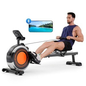 Dripex Magnetic Rowing Machine with Bluetooth Support