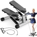 Mini Stair Twist Stepper with Resistance Bands