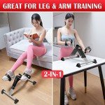 TABEKE Folding Under Desk Bike Pedal Exerciser
