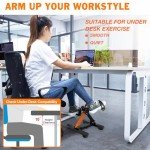 Adjustable Under Desk Pedal Exerciser for Home Workout