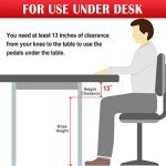 TABEKE Folding Under Desk Bike Pedal Exerciser