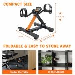Adjustable Under Desk Pedal Exerciser for Home Workout