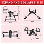 TABEKE Folding Under Desk Bike Pedal Exerciser