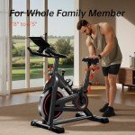 Cursor Fitness Stationary Exercise Bike for Home Workouts
