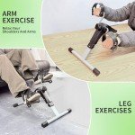 Compact Under Desk Bike Pedal Exerciser with LCD