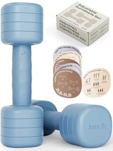 Adjustable Dumbbell Set - 2LB to 5LB Weights