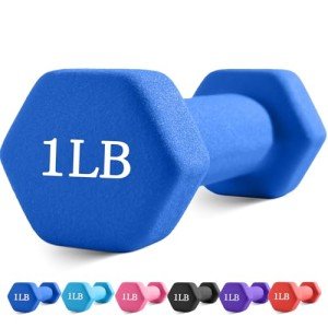 Portzon Neoprene Coated Dumbbells for Home Fitness