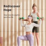 Portzon Neoprene Coated Dumbbells for Home Fitness