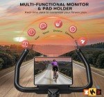 Home Exercise Bike with App, 350lbs Capacity