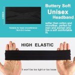 RITOPER 6 Pack Non-Slip Workout Headbands