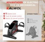 KALWOL Electric Under Desk Bike Pedal Exerciser