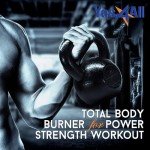 Yes4All 50 lb Cast Iron Kettlebell for Workouts