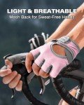 VINSGUIR Women's Breathable Workout Gloves for Fitness