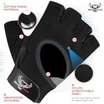 BEAST RAGE Fingerless Weight Lifting Gloves