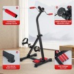 ZIDAFIT Adjustable Pedal Exerciser for Seniors