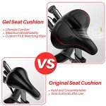 Comfortable Oversized Bike Seat for Peloton & More