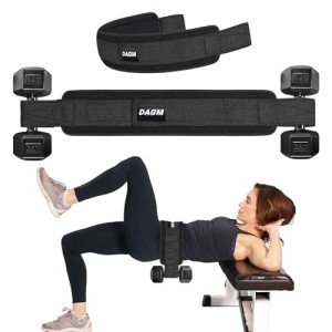 DAGM Non-Slip Hip Thrust Belt for Weights