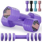 Adjustable Dumbbell Set - 4 in 1 Weights for Home