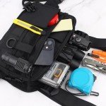 Lightweight Water-Resistant Chest Bag for Men