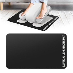 Non-Slip Under Desk Elliptical Mat for Bikes