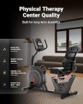 HARISON Semi Commercial Recumbent Exercise Bike for Home