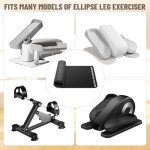 Non-Slip Under Desk Elliptical Mat for Bikes